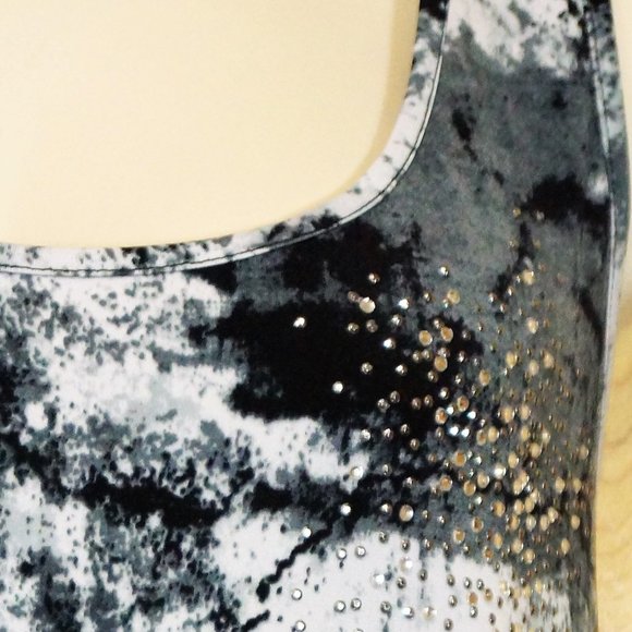 Maurices Black Keyhole back Jeweled Tank - Picture 2 of 10